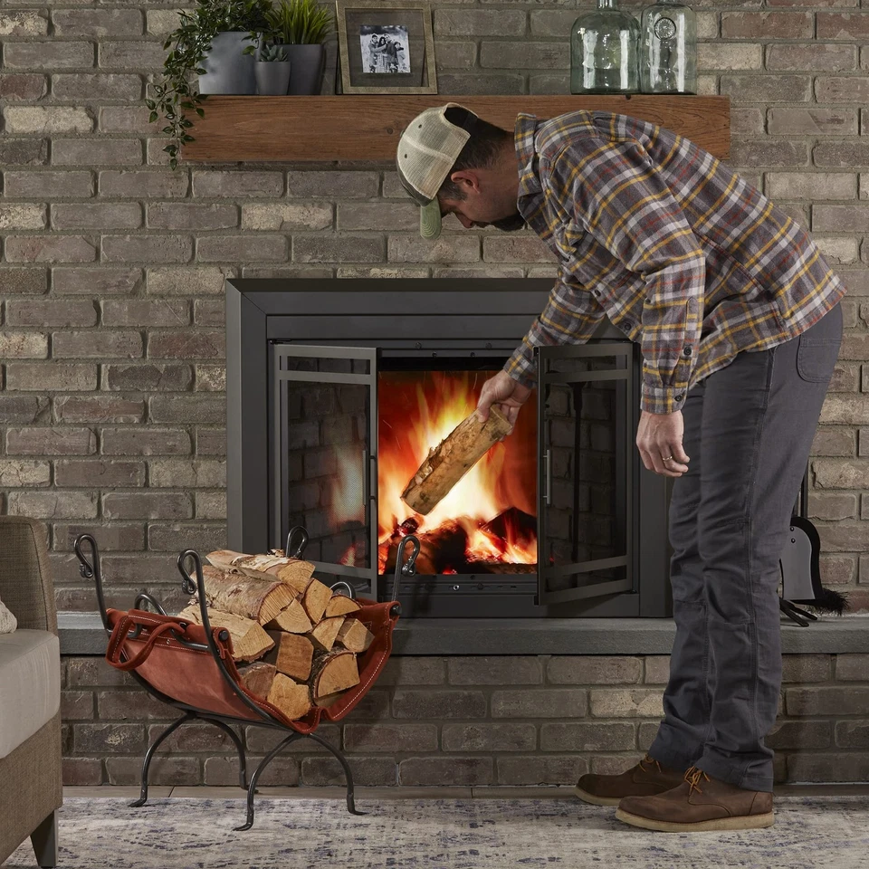 Olde World Iron Firewood Log Holder (W-1196) - Image 4 of 4