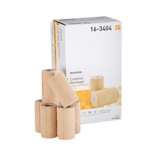 McKesson Elastic Self-Adherent Cohesive Bandage Beige NonSterile 4" x 5 Yd 18 Ct
