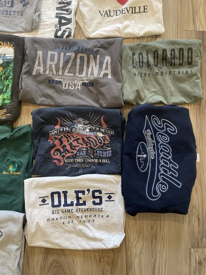 Lote de ropa vintage al por mayor ubicación vintage y parques nacionales para reventa Foto 3 de 4