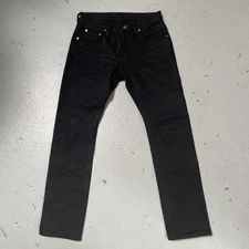 Iron Heart x Self Edge Black Overdyed Selvedge 21oz Denim Jeans Made Japan 30x30