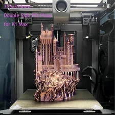 Double Side Texture PEI Build Plate for Creality K1 Max 3D Printer Textured Bed