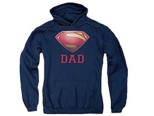 DC Comics Superman Super Dad Men's Pullover Hoodie NEW