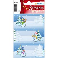 "Herma Weihnachts-Sticker Decor \"Winterlandschaft\""