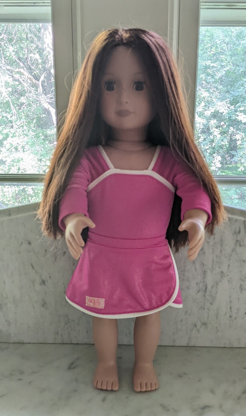 Battat Our Generation 18" Gymnastics Doll RARE Leaps & Bound