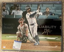 CHRIS TAYLOR DODGERS 2020 WORLD SERIES CHAMP SIGNED 16X20 HITTING PHOTO PSA ITP