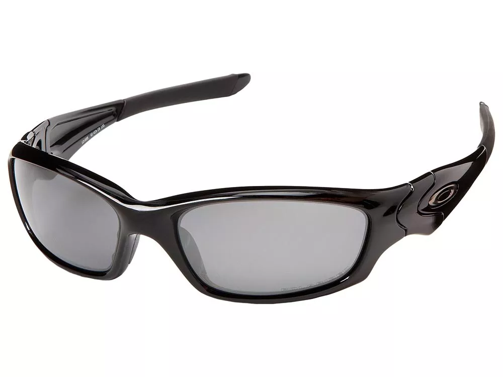 Oakley Straight Jacket Polarized Sunglasses Polished Black/Black Iridium |