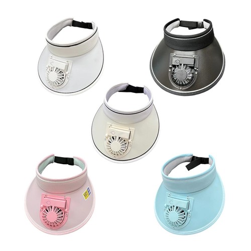 Chapeau pare-soleil avec ventilateur Protection solaire à 3 Chapeau