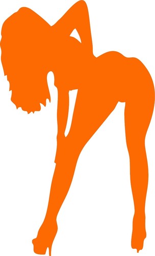 Sexy Girl Sticker Hot Woman Pin Up Funny Car Bumper Window Vinyl Decal Truck 3M - Picture 9 of 13