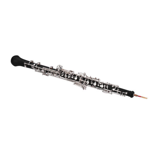Llave Oboe C Estilo Semiautomático Llaves Plateadas con Estuche y Accesorios C7E3 - Imagen 2 de 7