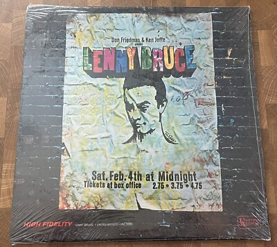 Lenny Bruce, Sat. Feb. 4th at Midnight LP/Vinyl - High Fidelity