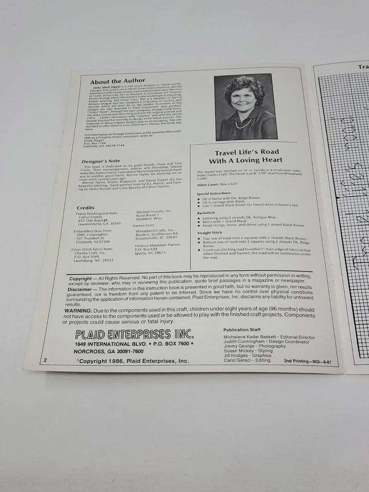 God Gave Me Thee | Plaid Enterprises 8123 Cross Stitch Lord Pattern Booklet - Image 3 of 3