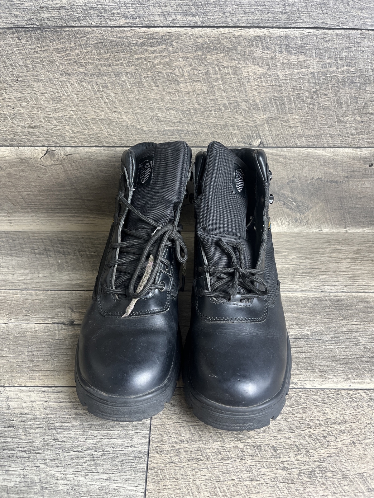 Skechers Mens Wascana Benen WP 77526 Black Waterproof Lace-Up Work