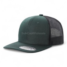 Snapback Adjustable Trucker Mesh Hat Curved Visor Baseball Cap for Men and Women