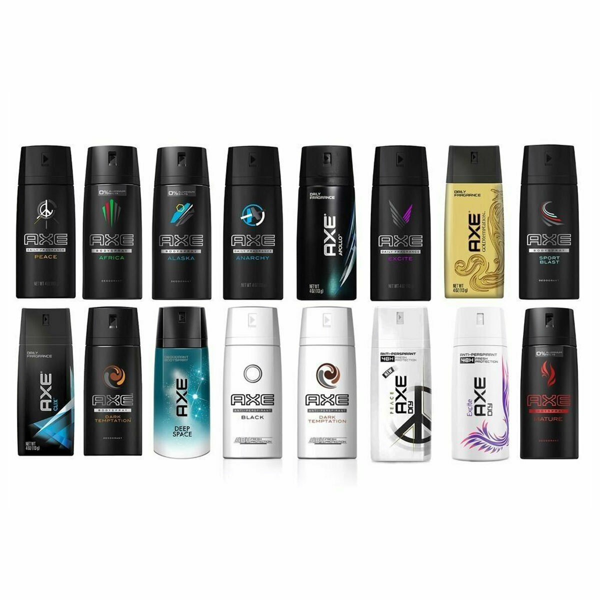 Deodrant Mix Within The Ailable Kinds (24x150ml)