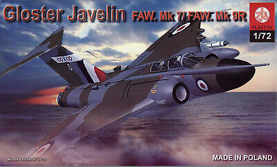 RAF Jagdflugzeug Gloster Javelin FAW.Mk7  # Maßstab 1:72 # ZTS PLASTYK S-008 