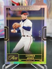 2023 Panini Three And Two Chipper Jones Moments Gold /25