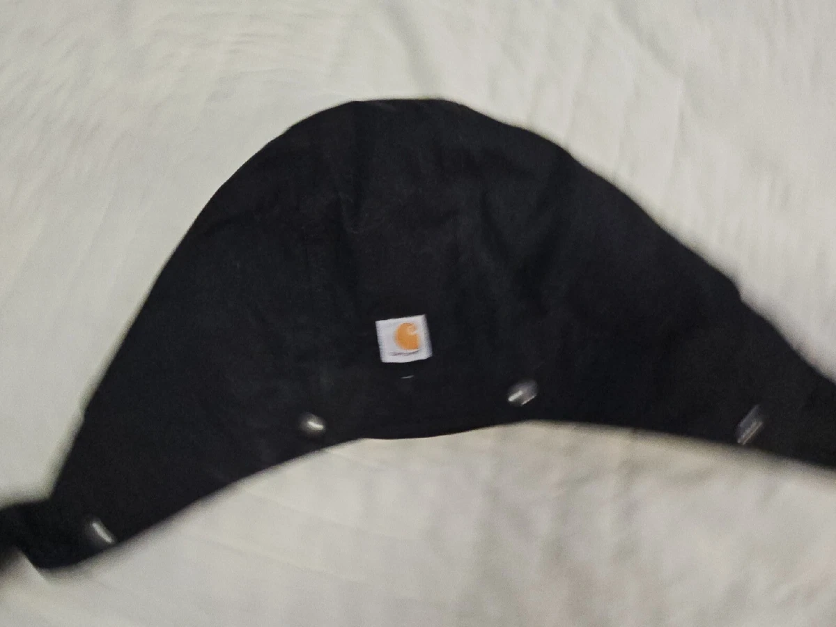 carhartt snap on hood black