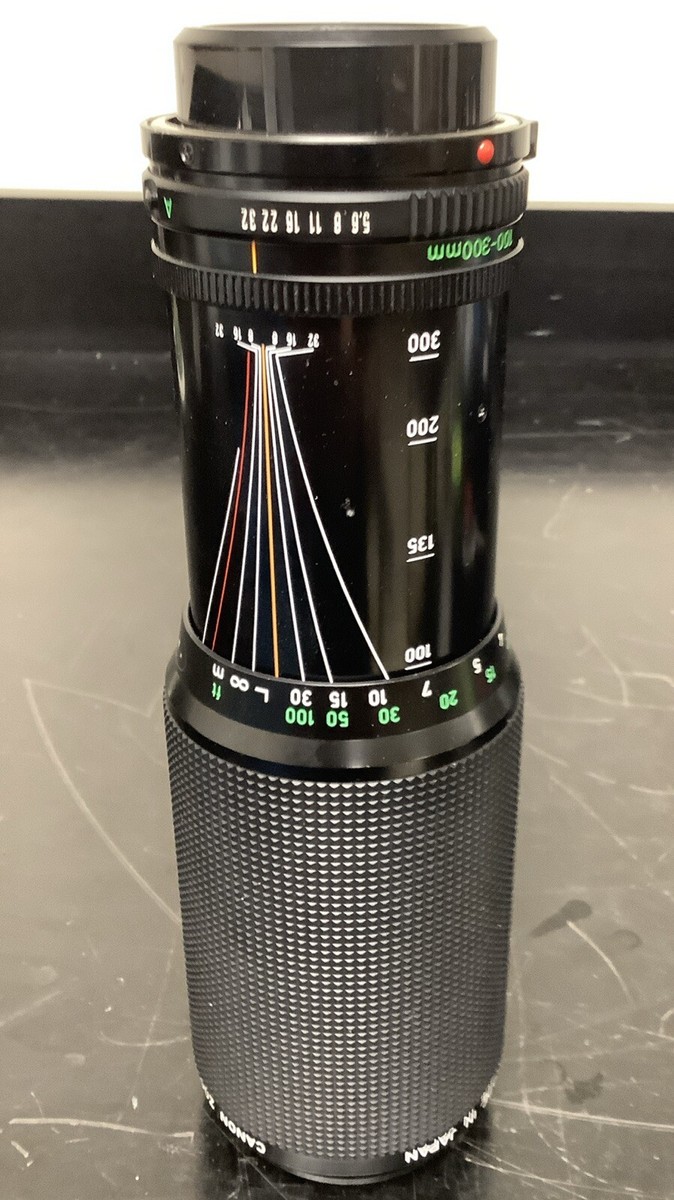 Canon FD 100-300mm F5.6 Lens with Caps | eBay