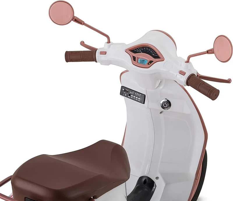 Disney Princesa Vespa Scooter Eléctrico Paseo en Juguete para Niñas Edades 3-5 Foto 4 de 4