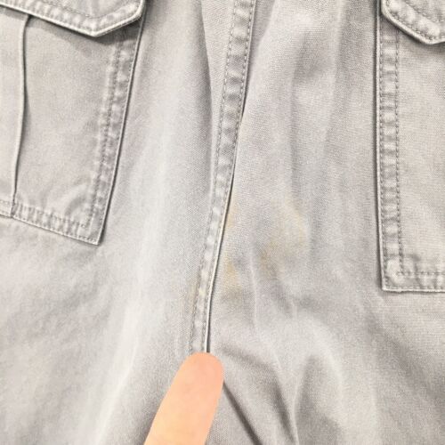 Cabelas Hiker Chino Shorts Mens 14 (Actual 31X7.5) Gray High Rise Pocket Zip Fly - Picture 13 of 18