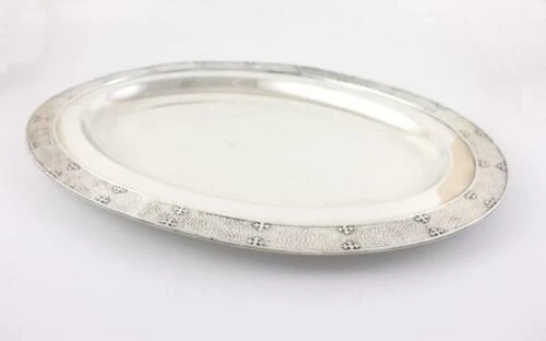 Antique Silver Plates/Platters/Trays