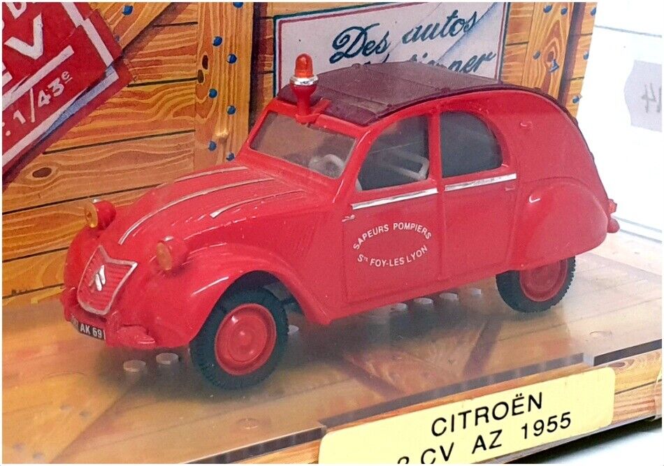 CITROËN 2CV AZU 1955 ミニカー NOREV Norev 1/43 Scale N06114 - 1955 Citroen 2cv AZ Pompiers Fire