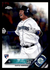 2016 Topps Chrome Dae-Ho Lee    Rookie #179 Seattle Mariners