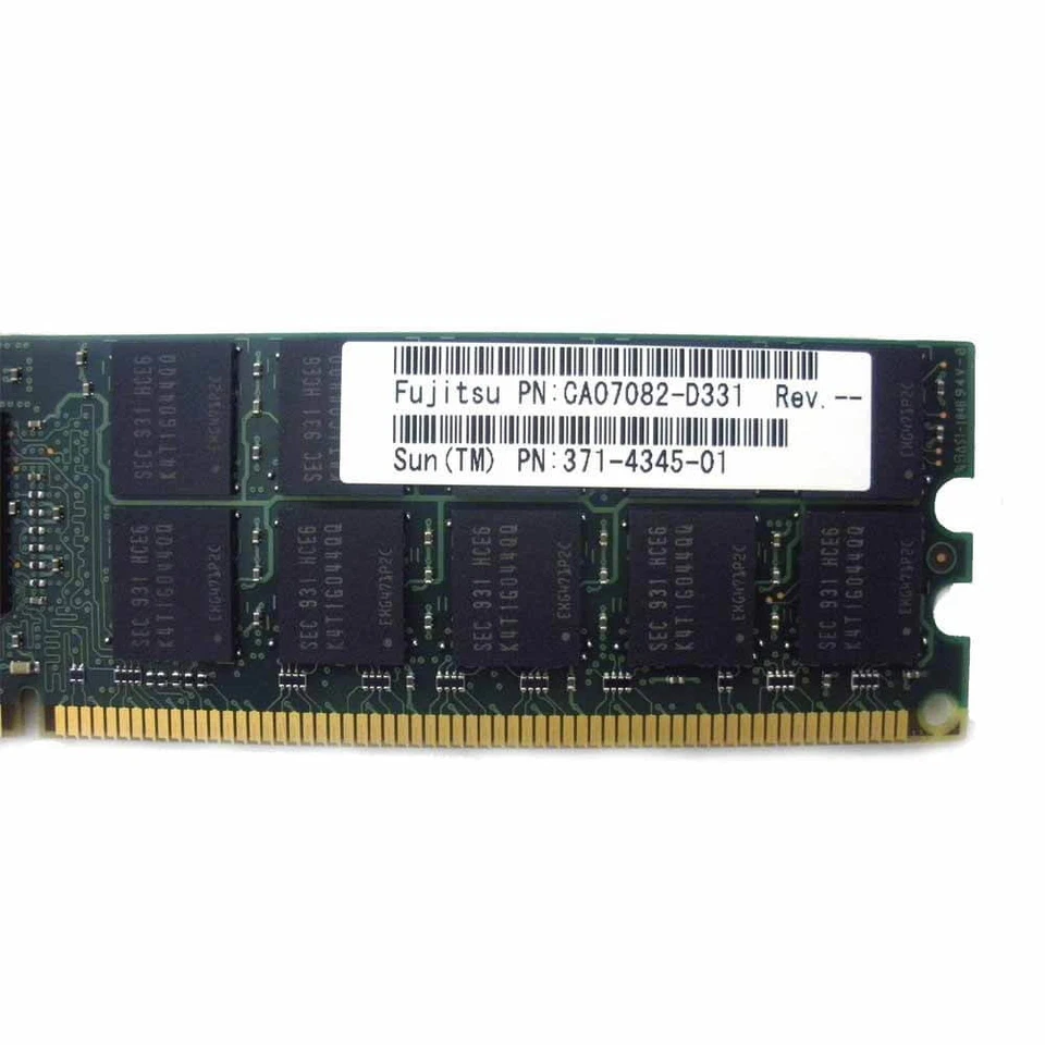 Sun 371-4345 Memory 4GB DIMM SEWX2C1Z M3000 - Image 2 of 3