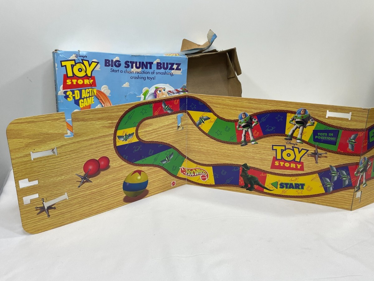 INCOMPLETE* VINTAGE 1998 TOY STORY BIG STUNT BUZZ 3-D ACTION
