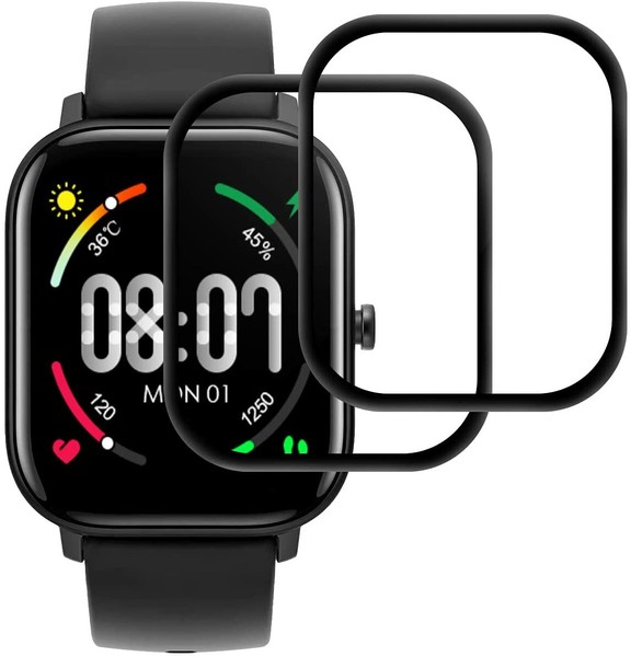 2X 3D Schutzglas FüR Amazfit Gts Hartglas Display Schutz Full Screen Curved-image