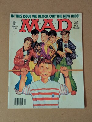 Mad Magazine #301 March 1991 New Kids On The Block 