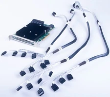 LSI 9300-16i 12Gb/s SAS/SATA HBA IT Mode 16.00.12.00 TrueNAS UnRaid Cable Option