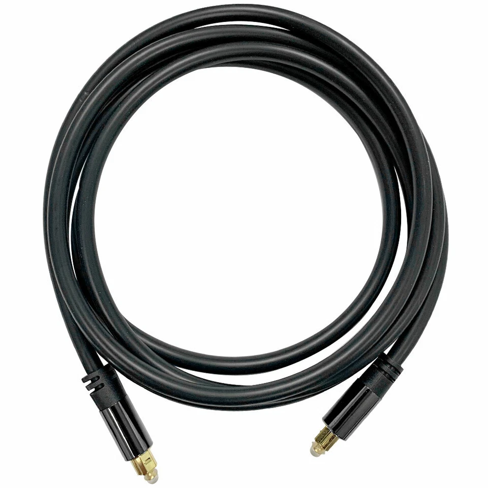 6 Ft Optical Digital Audio Fiber Optic Toslink Male Cable for Gaming & HD Audio - Image 2 of 3