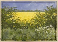 Stuart Parnell - Original Acrylic Painting - Summer Landscape. 25" x 35".