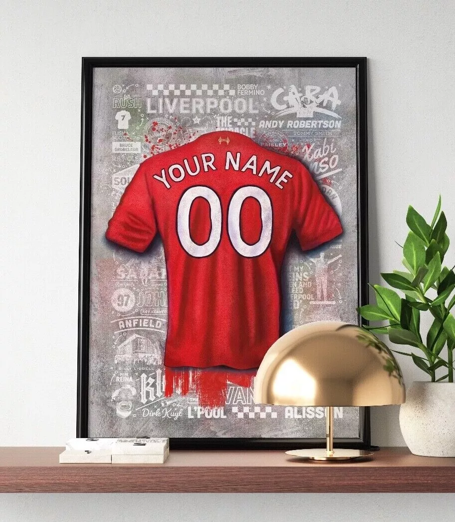 Personalised hotsell liverpool jersey