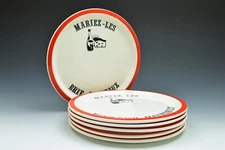 Bistrot de l'Auberge Rouge Salins Orange Wine Cheese 8" Appetizer Plates Qty 6 