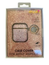    DELIAS AIRPODS CASE COVER PINK GLITTER NEW IN BOX VERY CUTE - FREE SHIPPING   