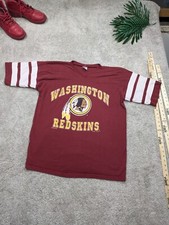 Vintage Washington Redskins USA MADE Shirt Men Extra Large LOGO INC V Neck 1992