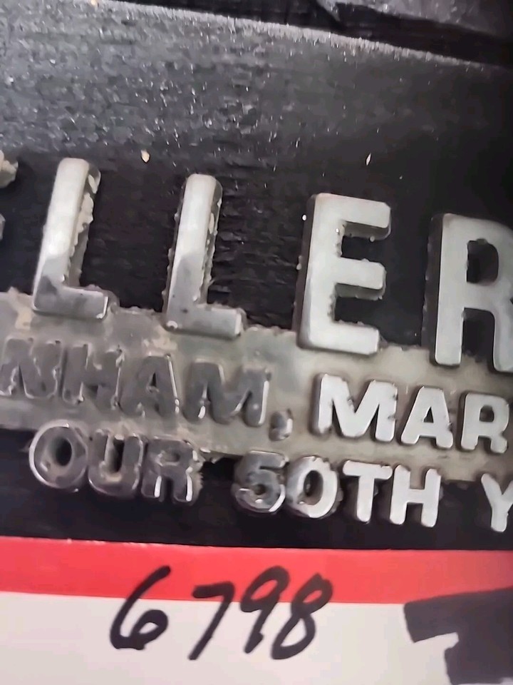 SellersChryslerLanham,Maryland50th Metal Dealer Emblem Car vtg