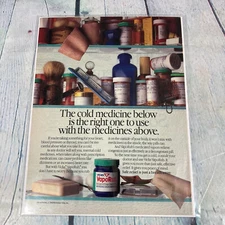 1989 Vicks Vapor Rub Cold Medicine Vintage Print Ad/Poster Promo Art Magazine Pg