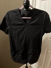 Cosmic Black Small Scrub Top C1002