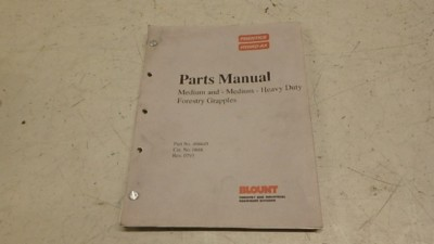 #ad #ad PRENTICE HYDRO AX GRAPPLES PARTS MANUAL $79.49