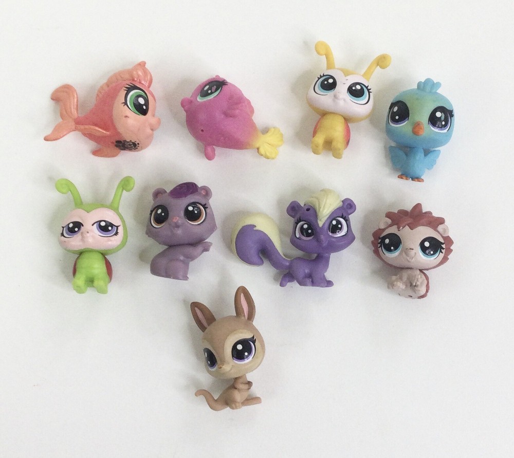 LPS Lot Of 9 Small Littlest Pet Shop Figurines