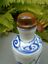 thumbnail 4 - Chinese blue and white perfume / snuff bottle with hardstone top
