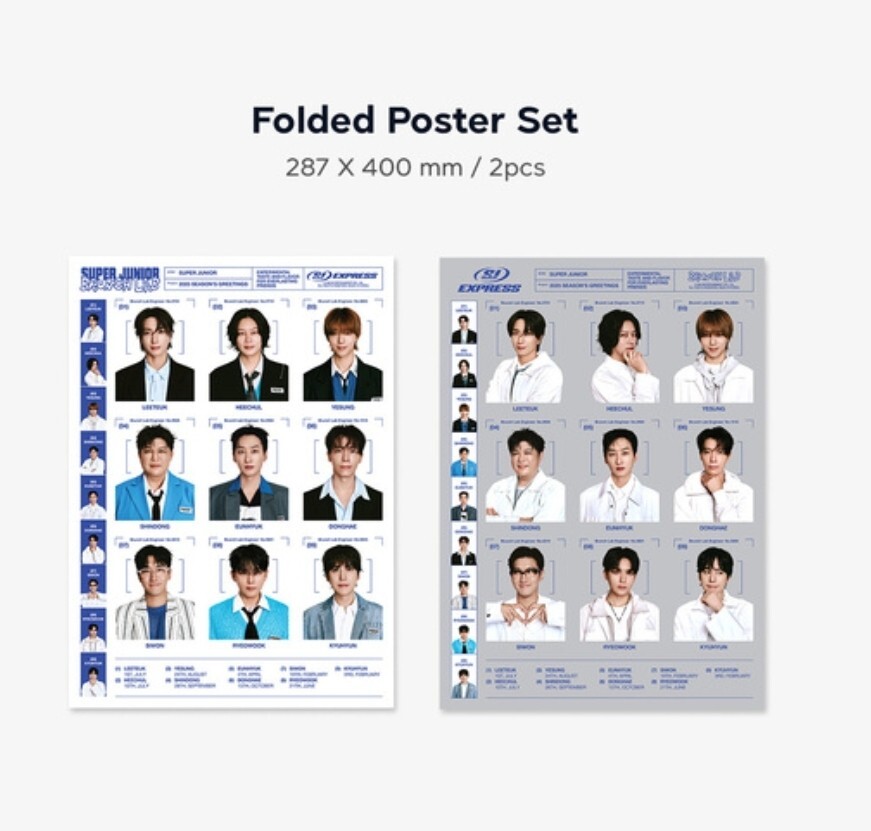 SUPER JUNIOR Official 2025 Season's Greetings official | eBay