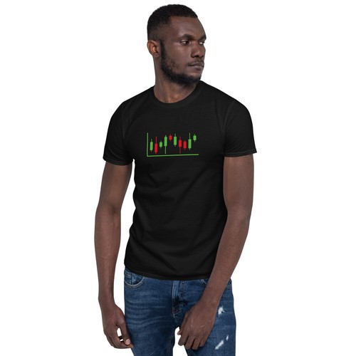 Camiseta con logotipo con palitos de velas para comerciante de valores - Imagen 6 de 13