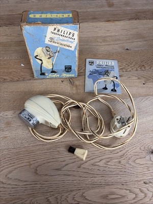 Philips Uralter Trockenrasierer Scher Mann In OVP Mit Anleitung Vintage