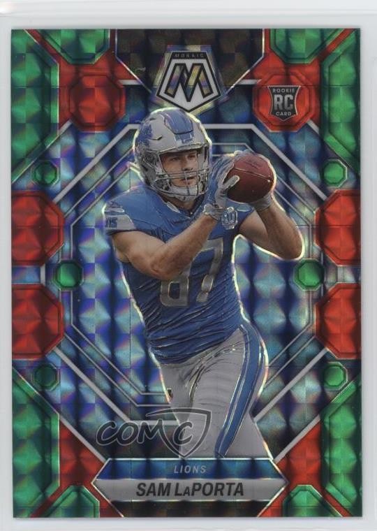 2023 Panini Mosaic Rookies Choice Red & Green Prizm Sam LaPorta #360 1i3i
