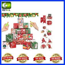 Beautifully Designed 24 Pcs Advent Calendar Boxes - Perfect for Holiday Gifting!