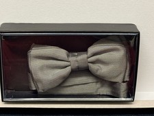 Image of Hugo Boss Cotton Silk Bow Tie Made in Italy £45 BNIB